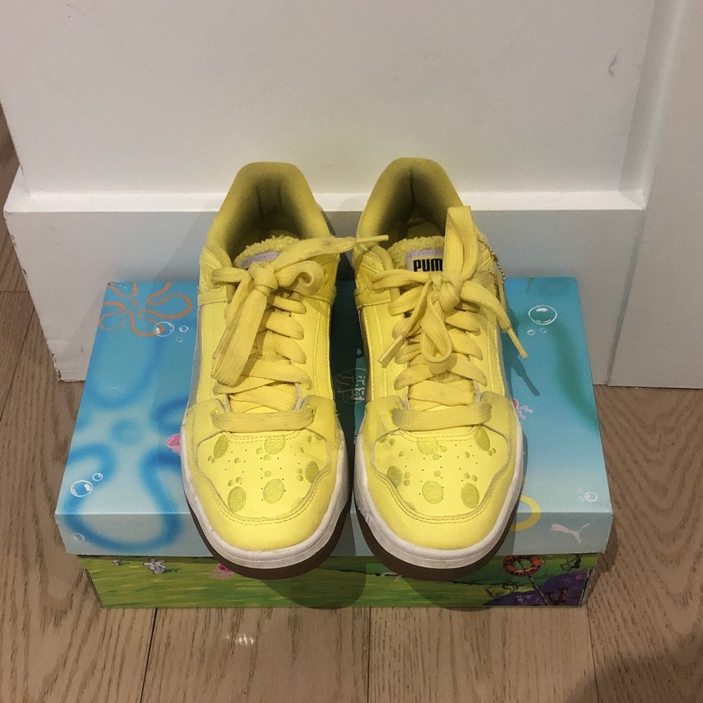 Puma Kids Bright Yellow Sneakers